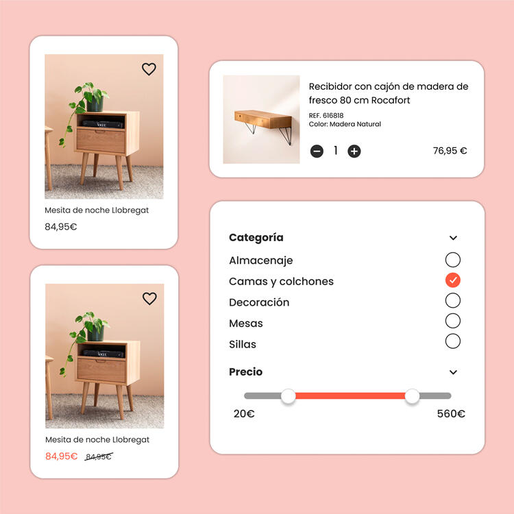Mobiprix - UI elements