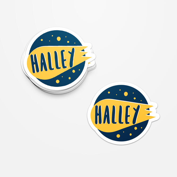 Halley Stickers
