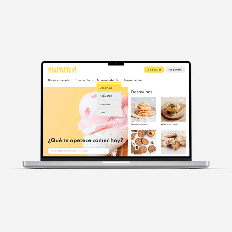 Yummy Website - Home